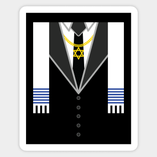 Rabbi Costume Sticker